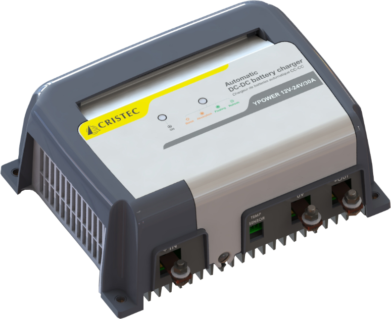 YPOWER DC-DC AKÜ ŞARJ CİHAZI/KONVERTÖR 24V-24V/30A TEK ÇIKIŞ FANSIZ