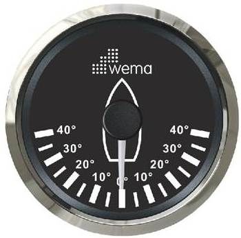 DÜMEN AÇI GÖSTERGESİ 52 mm KROM/SİYAH