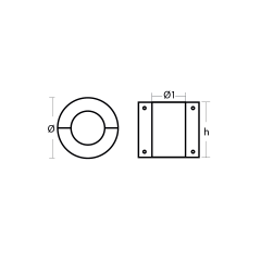 00526 / ŞAFT TUTYASI Ø100 mm / ÇİNKO
