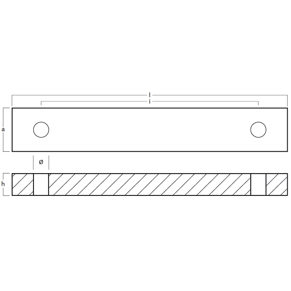 00260-2 / GÖVDE, PLATFORM VE FLAP TUTYASI 190x30x15 H.C 150 / ÇİNKO