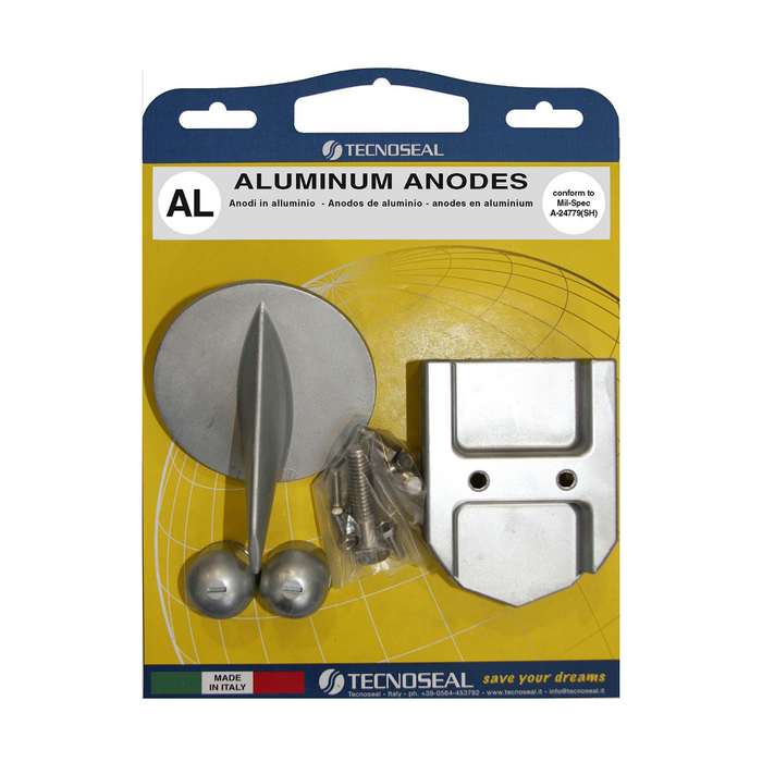 KITALPHAONEGEN1AL / MERCURY ANODE KIT FOR ALPHA ONE GENERATION ONE / ALÜMİNYUM