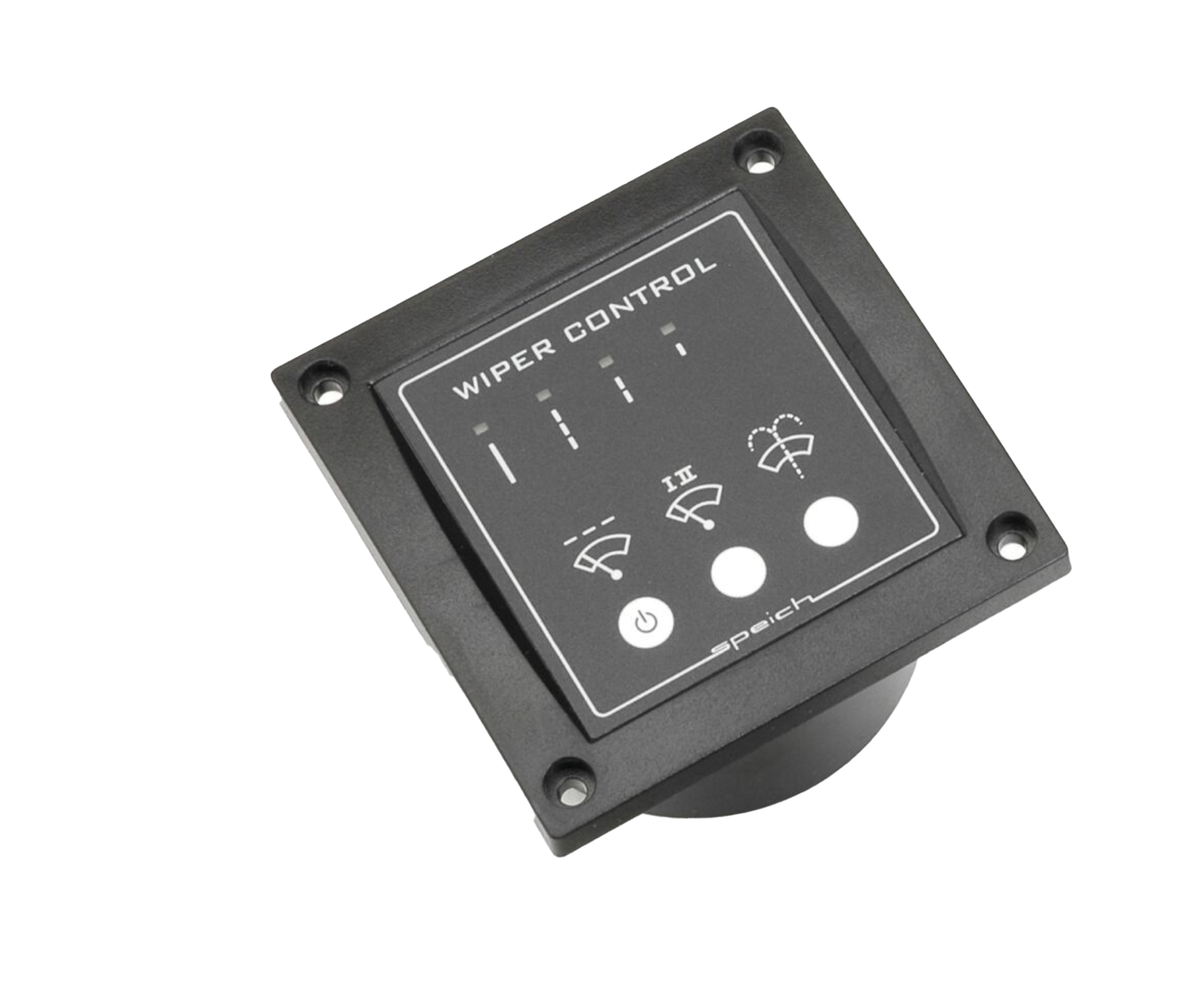 SİLECEK KUMANDA PANELİ 12V/24V (2 SİLECEK İÇİN) 2 KADEME HIZ KONTROLLÜ, YIKAMALI