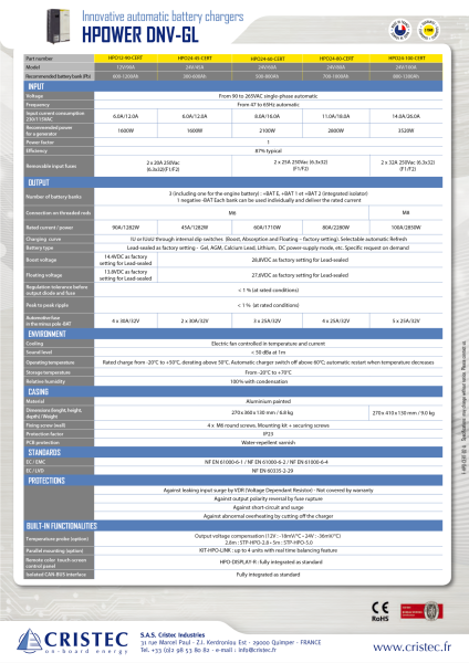 HPOWER AC-DC AKÜ ŞARJ CİHAZI 24V / 45A 3 ÇIKIŞ FANLI BV SERTİFİKALI