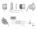 DÜMEN AÇI GÖSTERGESİ  52 mm KROM/SİYAH