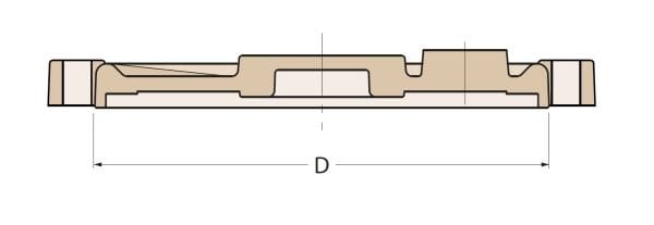 KIT1163CN / 1162 SERİSİ 3/8''-1/2'' İÇİN Ø93 / BRONZ KAPAK