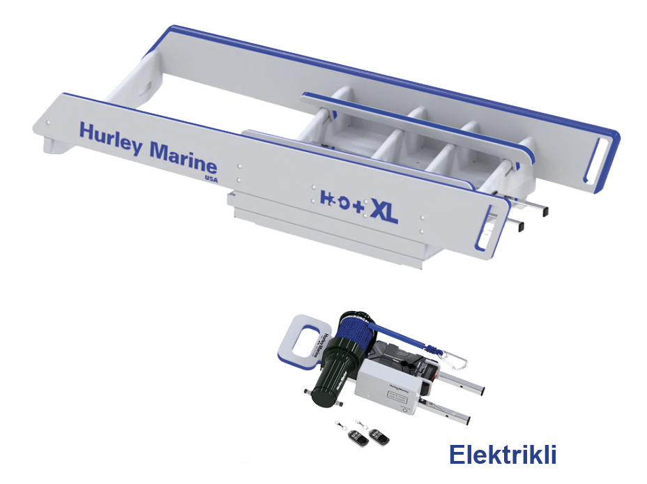 PLATFORM BOT/JETSKI KALDIRMA SİSTEMİ / ELEKTRİKLİ VİNÇ H3O+XL / 453kg KALDIRMA KAPASİTESİ