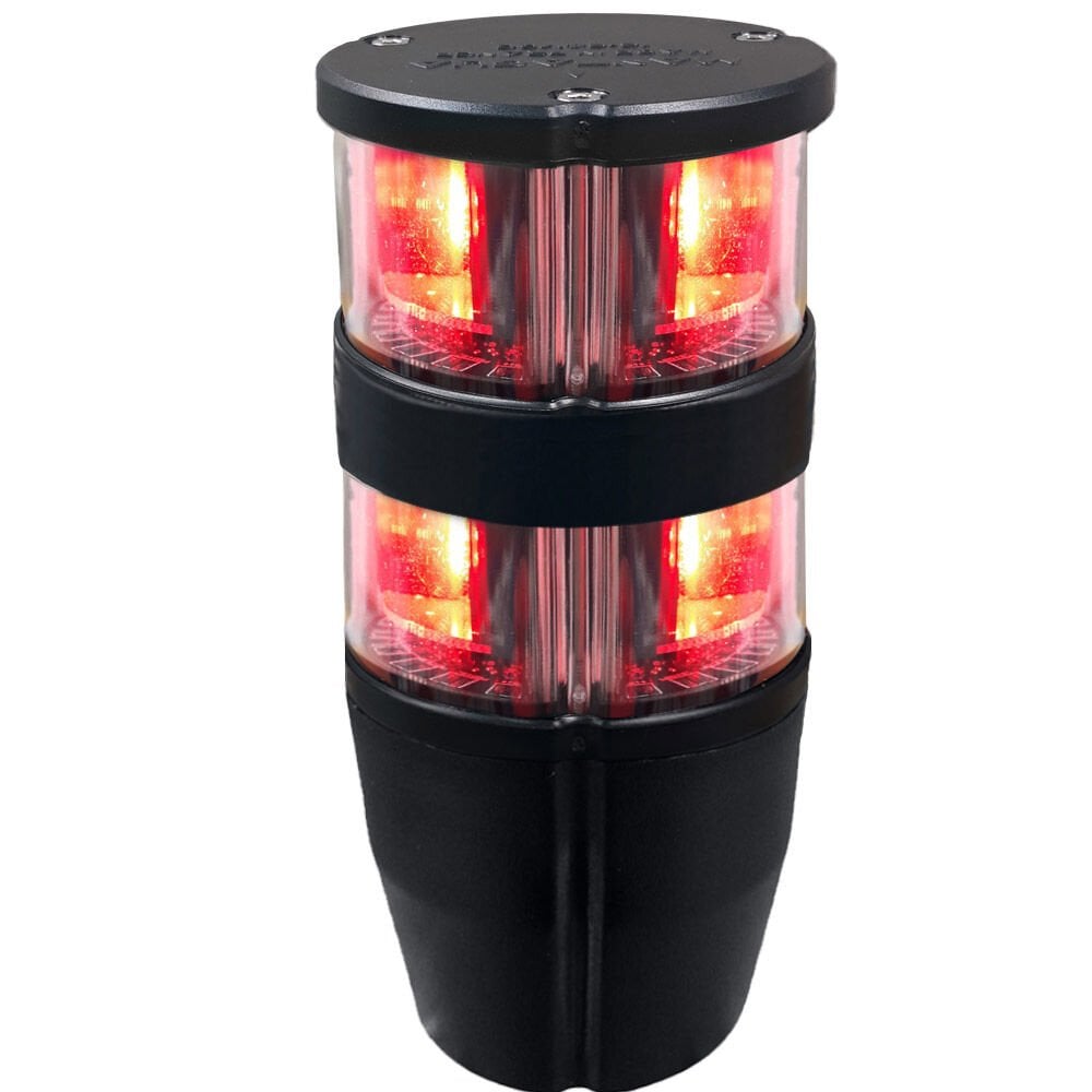 00167 / 2NM DOUBLE LENS NAVIPRO / ARIZA FENERİ (KIRMIZI 360°)  50 METREDEN KÜÇÜK TEKNELER İÇİN