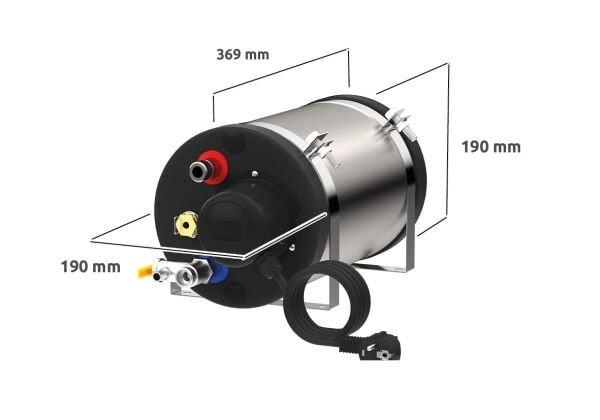 CARAVAN SERISI / MINI BOILER 4,5L 300W 12V 190x190x369mm