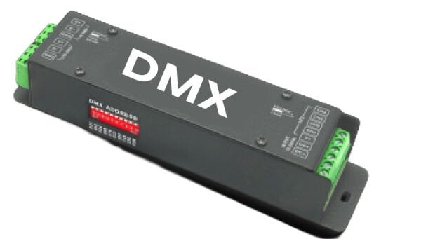 DMX DEKODER , 4 ÇIKIŞLI HER ÇIKIŞ 5A 12-24V