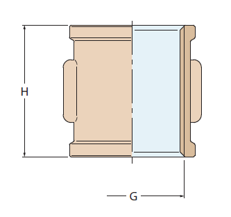 0270B / MANŞON 3'' / BRONZ