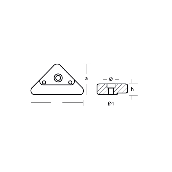 00717AL / VOLVO PENTA TUTYASI SX, DPX, XDP-B / ALÜMİNYUM