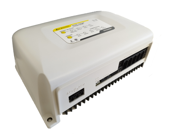 YPOWER AC-DC AKÜ ŞARJ CİHAZI 48V / 15A 3 ÇIKIŞ FANSIZ WIRELESS BAĞLANTILI ÜCRETSİZ UYGULAMA İLE