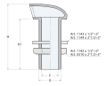 HAVA FİRARI ALEV KORUMALI 1/2''