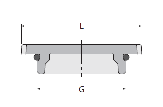 KIT1160 / POLİAMİD KAPAK 1160 SERİSİ 3/4” İÇİN
