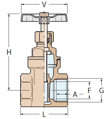 1523 / ŞİBER VANA 4'' / BRONZ