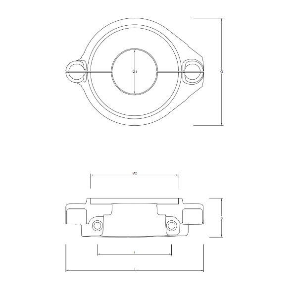 00734.1AL / VOLVO PENTA SD 130S, 150S / ALÜMİNYUM