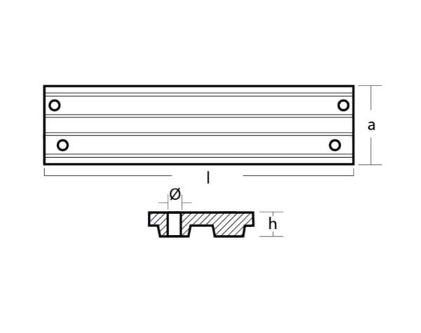 00816AL / MERCURY/MERCRUISER VARIOUS OUTBOARDS FROM 40HP TO V6 135/150/175 VERADO / ALÜMİNYUM