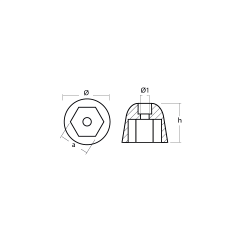 01051 / SIDEPOWER / SLEIPNER BAŞ MANEVRA PERVANE TUTYASI 10/15/20 HP a:25 / ÇİNKO